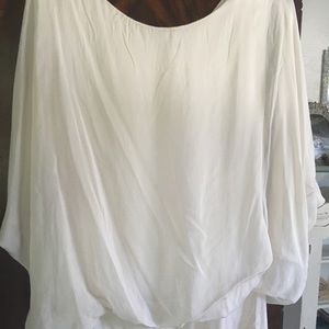 Soft silk billowy blouse